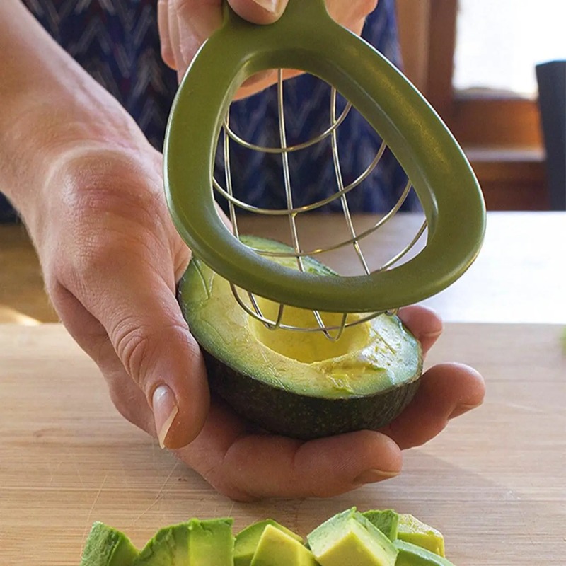 Avocado Slicer Tool - Trancheuse et corer d'avocat, coupe Kiwi,