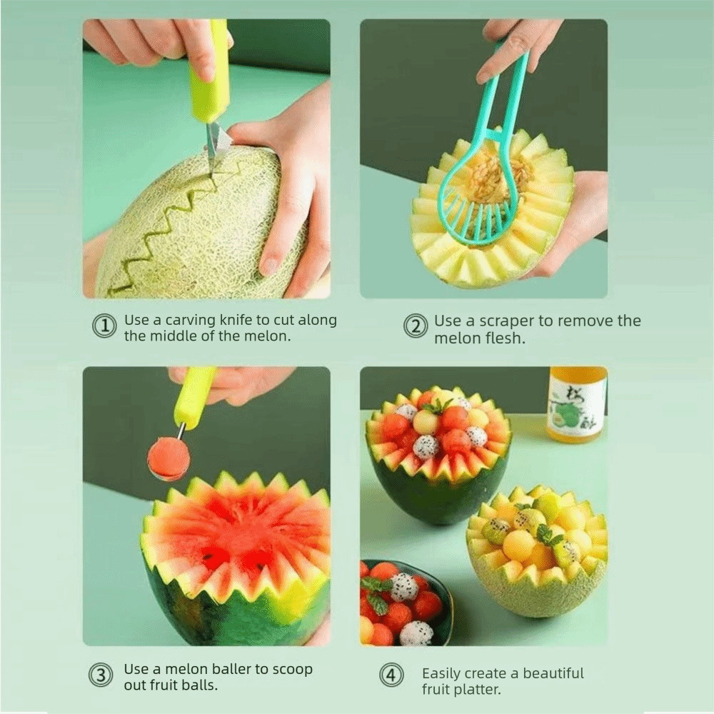 Avocado Slicer Tool - Facile à nettoyer, outil 3 en