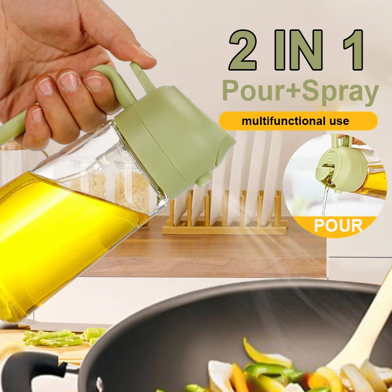 Kitchen Gadgets Air Fryer - Pulvérisateur de Verser 2 en 1,