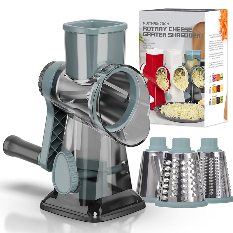 Kitchen Gadgets Dropshipping - LMETJMA râpe à fromage rotative 3