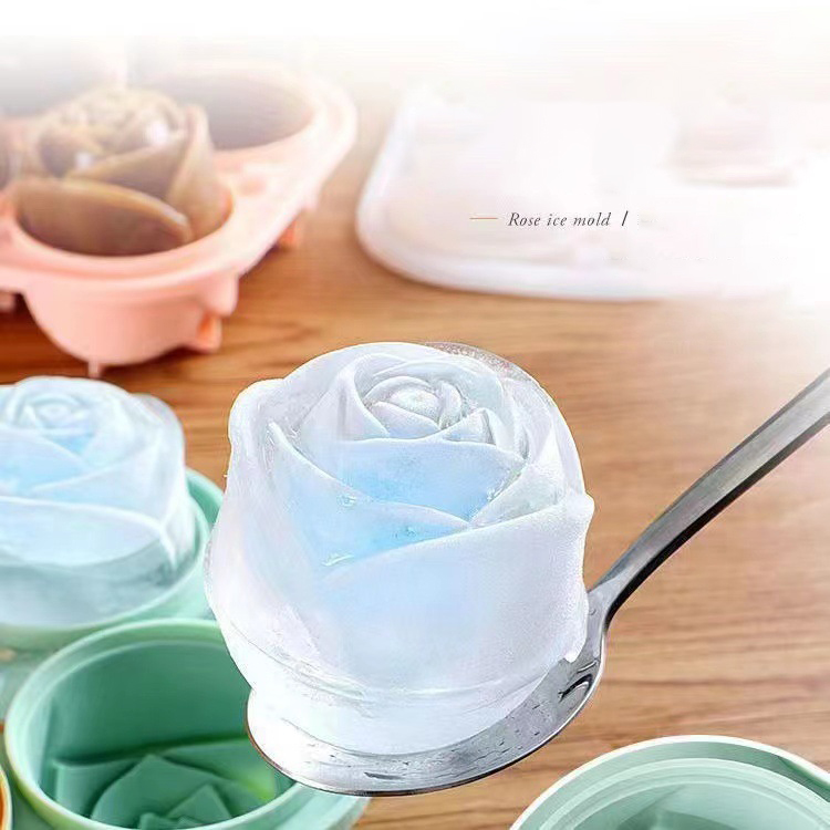 Kitchen Gadgets Deals - Moules à glace Rose 3D, 4