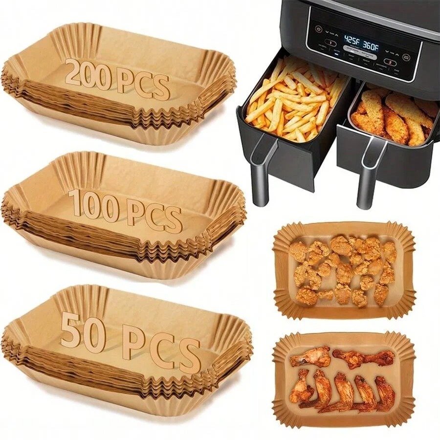 Kitchen Gadgets Air Fryer - Papiers de cuisson jetables pour friteuse