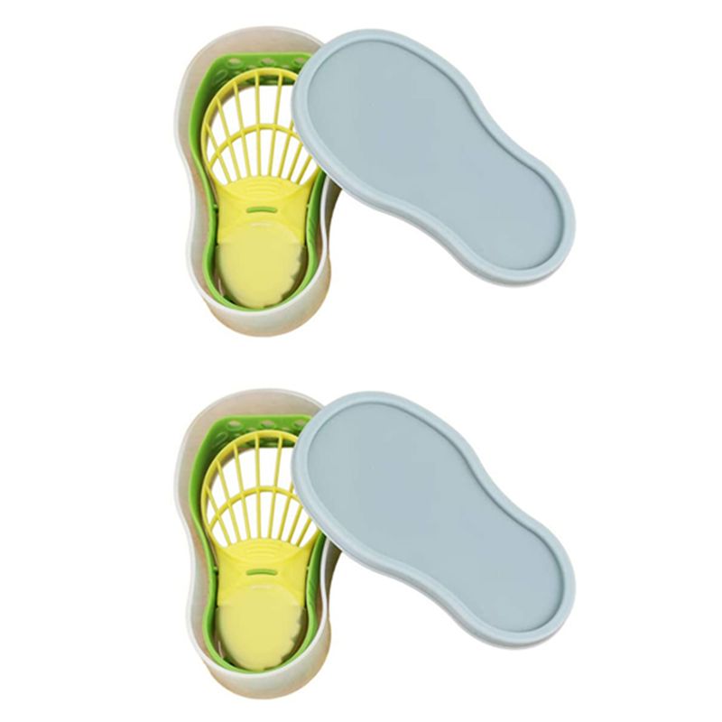 Avocado Slicer Tool - Ensemble de coupe-avocats ABMO 2X 5-en-1,