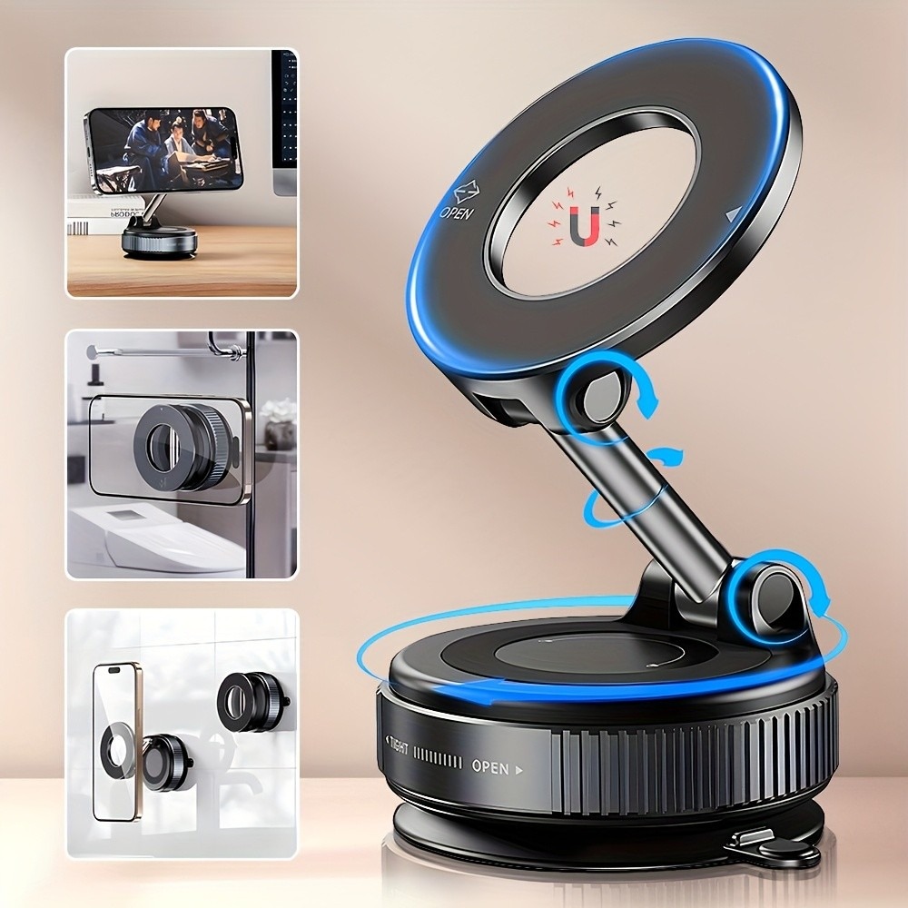 Kitchen Gadgets Online - Support de téléphone magnétique à ventouse,