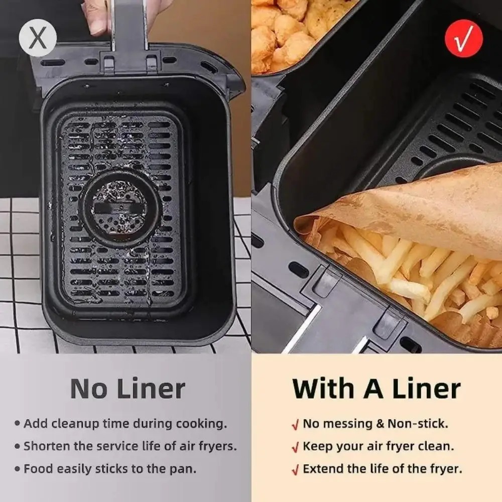 50/100 pièces de papier jetabl - Kitchen Gadgets Air Fryer avis et prix