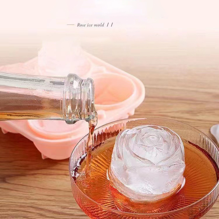 Moules à glace Rose 3D, 4 trou - Kitchen Gadgets Deals avis et prix