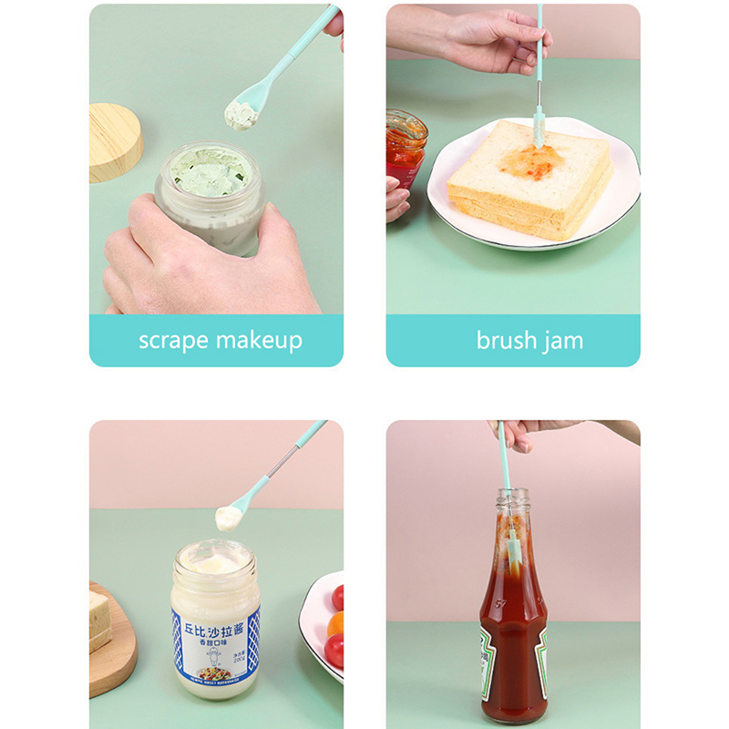 Grattoir en silicone à double  - Silicone Spatula Set avis et prix