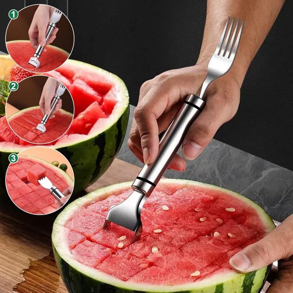 Coupe-fruits 2-en-1 en acier i - Kitchen Gadgets Home Party avis et prix